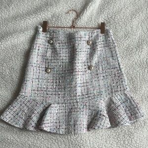 Mini skirt with shorts